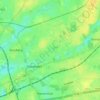 Mappa topografica Hinschenfelde, altitudine, rilievo