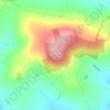 Mappa topografica Kilmichael Hill, altitudine, rilievo