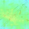Mappa topografica Frenchtown, altitudine, rilievo