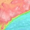 Mappa topografica Le Mas Rillier, altitudine, rilievo