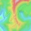 Mappa topografica Angat Dam View Deck, altitudine, rilievo