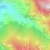 Mappa topografica Pulag, altitudine, rilievo