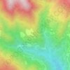 Mappa topografica Il Catino, altitudine, rilievo