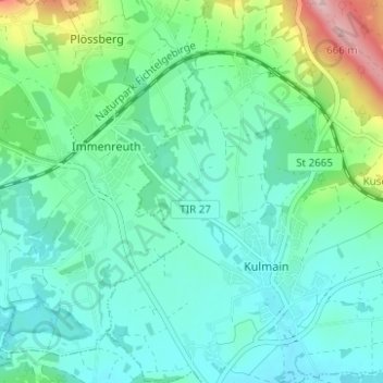Mappa topografica Ziegelhütte, altitudine, rilievo