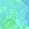 Mappa topografica Les Baillis, altitudine, rilievo