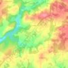 Mappa topografica Le Breuil, altitudine, rilievo
