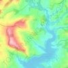 Mappa topografica Villanueva de Yerri, altitudine, rilievo