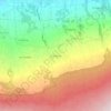 Mappa topografica El Orégano, altitudine, rilievo