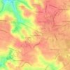 Mappa topografica Silver Bluff Estates, altitudine, rilievo