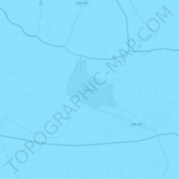 Mappa topografica Мурада, altitudine, rilievo