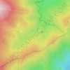 Mappa topografica El Castañar, altitudine, rilievo