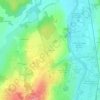 Mappa topografica Les Chesnez, altitudine, rilievo