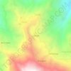 Mappa topografica La Pampa, altitudine, rilievo