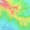 Mappa topografica Santa Margherita, altitudine, rilievo