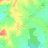 Mappa topografica Meung, altitudine, rilievo