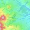 Mappa topografica Le Poirier, altitudine, rilievo