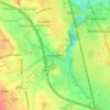 Mappa topografica Raby Mere, altitudine, rilievo
