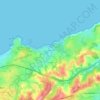 Mappa topografica Haïcabia, altitudine, rilievo