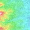 Mappa topografica Le Fond de Blacé, altitudine, rilievo