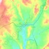 Mappa topografica Pagosa Springs, altitudine, rilievo