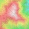 Mappa topografica Monte Pora, altitudine, rilievo