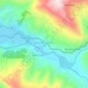 Mappa topografica Bautista Saavedra B, altitudine, rilievo