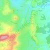 Mappa topografica La Pouge, altitudine, rilievo