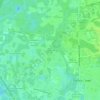 Mappa topografica Hammocks, altitudine, rilievo