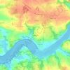 Mappa topografica Les Maguers, altitudine, rilievo