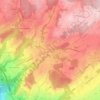 Mappa topografica La Claie-aux-Moines, altitudine, rilievo