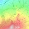 Mappa topografica Las Abiertas, altitudine, rilievo