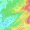 Mappa topografica La Tenue, altitudine, rilievo