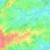 Mappa topografica Parike, altitudine, rilievo