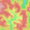 Mappa topografica Rabenhausen, altitudine, rilievo