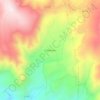 Mappa topografica Coñachugo, altitudine, rilievo