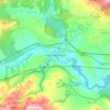 Mappa topografica Puebla de Sanabria, altitudine, rilievo