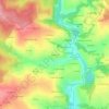 Mappa topografica Kerbréhan, altitudine, rilievo