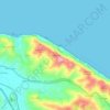 Mappa topografica Casteldimezzo, altitudine, rilievo