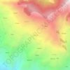Mappa topografica Dansa, altitudine, rilievo
