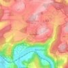 Mappa topografica Höhefeld, altitudine, rilievo