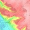 Mappa topografica Botremare, altitudine, rilievo