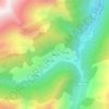 Mappa topografica Rémous, altitudine, rilievo