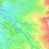 Mappa topografica Les Serrons, altitudine, rilievo