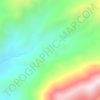Mappa topografica Chaxas, altitudine, rilievo