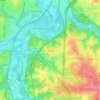 Mappa topografica Eastwood, altitudine, rilievo