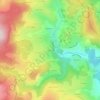 Mappa topografica Chez Cote, altitudine, rilievo