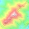 Mappa topografica Algonquin Peak, altitudine, rilievo