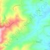 Mappa topografica Carosi, altitudine, rilievo