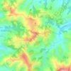 Mappa topografica Settefonti, altitudine, rilievo