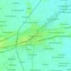Mappa topografica Mayiladuthurai, altitudine, rilievo